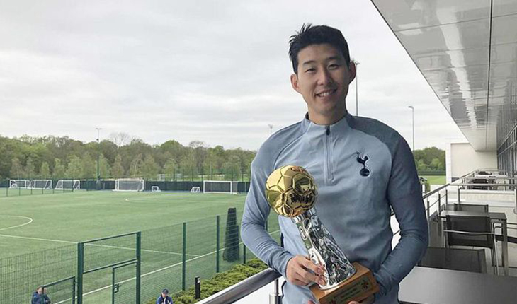 Son Heung-min chính thức giành Quả bóng Vàng châu Á 2021