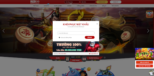 Cách lấy lại tài khoản Red88