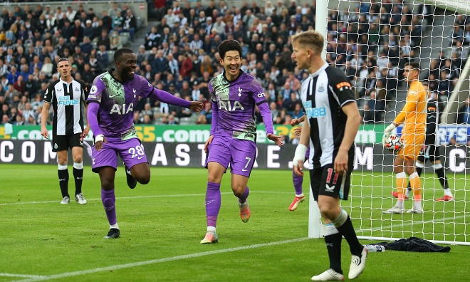 Cặp đôi Son – Kane ghi bàn trở lại, Tottenham thắng kịch tính Newcastle