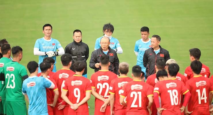 Thầy trò Park Hang-seo đang tăng cường tập luyện trước trận gặp Trung Quốc và Oman
