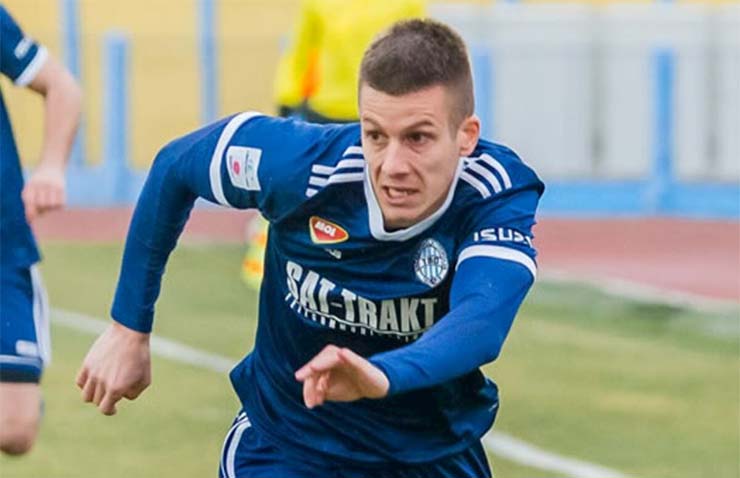 Djuro Zec đã ghi 6 bàn cùng 2 kiến tạo trong màu áo của Backa Topola mùa này