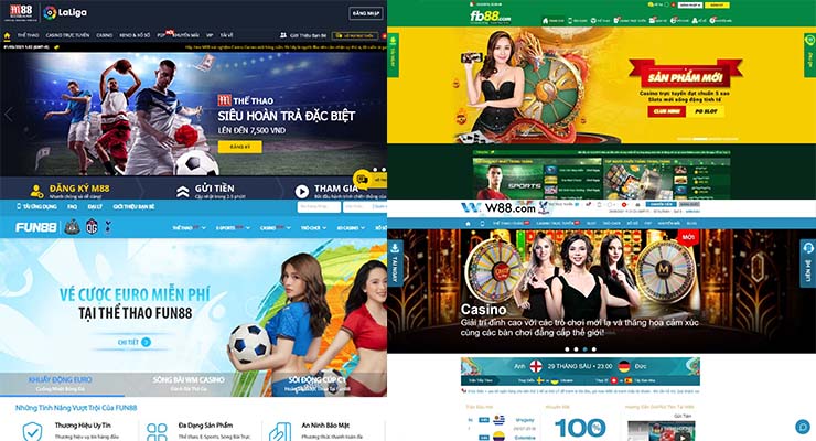 Đa dạng nhà cái cá cược uy tín 