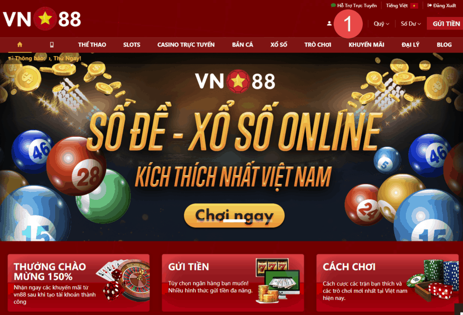 Trang web đánh lô đề trực tuyến VN88