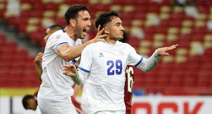 Reichelt gỡ hoà 1-1 cho Philippines ở phút 57