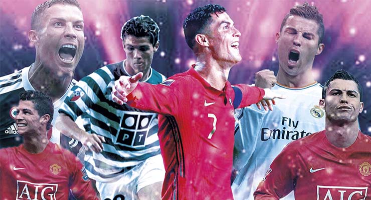 Ronaldo có thành tích cá nhân nổi bật trong năm 2021