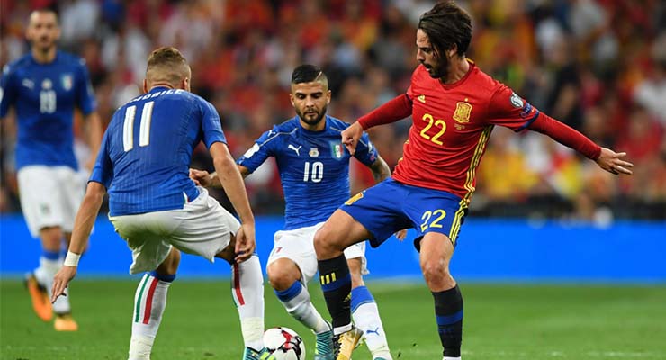 Soi kèo Italia vs Tây Ban Nha 7/7