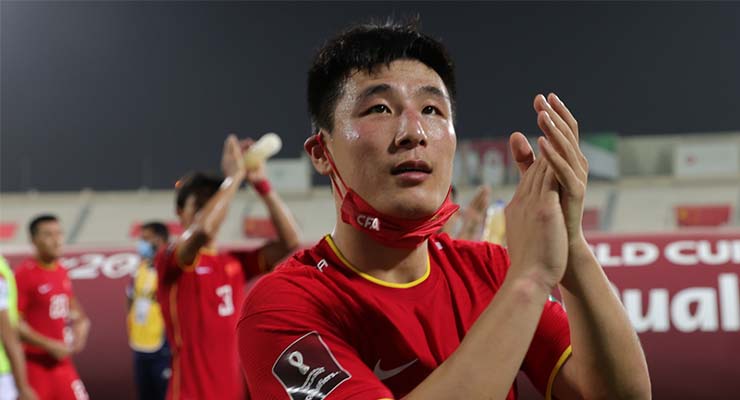 Wu Lei đã đóng góp vào ĐT Trung Quốc 8 bàn thắng ở vòng loại thứ 2 WC 2022