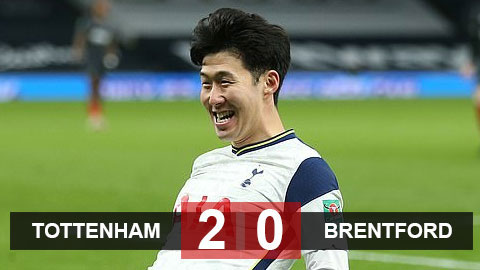 Son bay cao, ghi bàn ấn định chiến thắng 2-0 cho Tottenham.