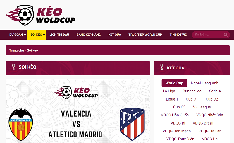 Nhận dự đoán kèo nhà cái WC chính xác tại Keoworldcup.vn