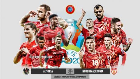 Lịch sử đối đầu Áo vs Bắc Macedonia bảng C EURO 2020: Sức mạnh áp đảo của người Áo
