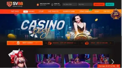 Casino sv88 - Sòng bài trực tuyến đẳng cấp trên website sv88