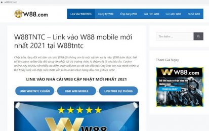 W88TNTC - Đại lý chính thức #1 của nhà cái W88