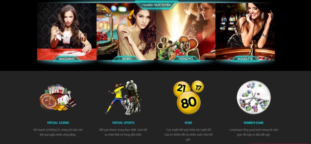 Giao diện website LUCKY88